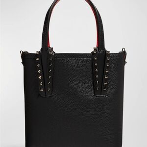 Christian Louboutin Black Tote with Stud Embellishments